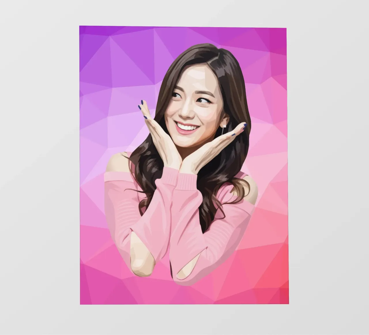 Kim Ji-soo Lowpoly telo in pvc da Low Profile