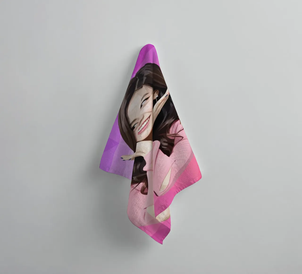Kim Ji-soo Lowpoly asciugamano da bagno da Low Profile