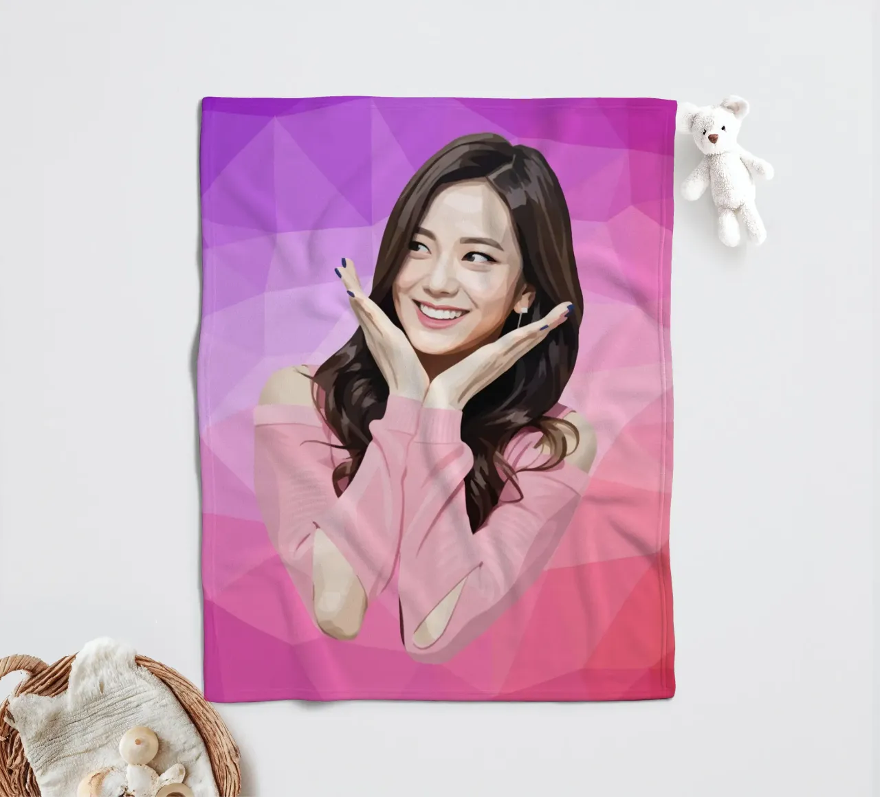 Kim Ji-soo Lowpoly coperta in pile da Low Profile