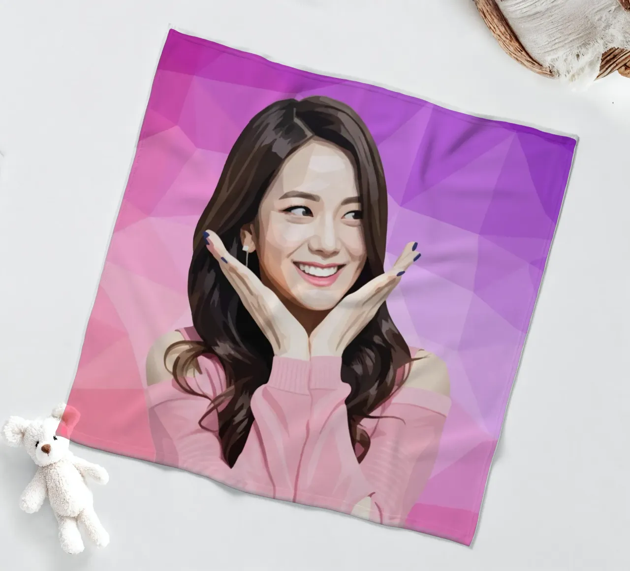 Kim Ji-soo Lowpoly coperta in pile da Low Profile