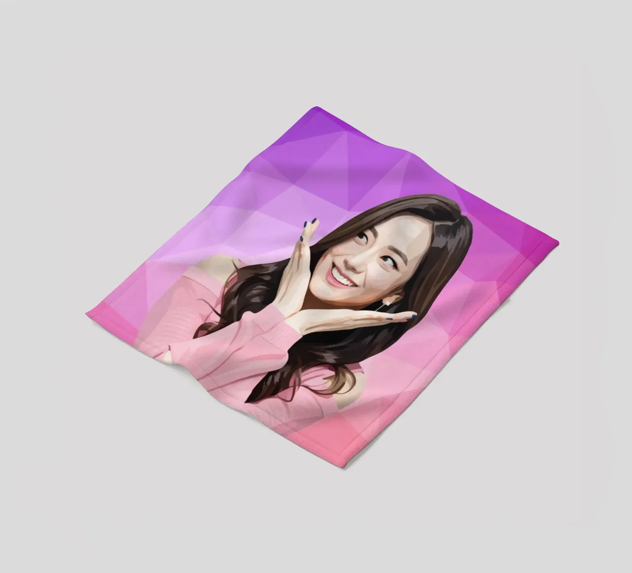 Kim Ji-soo Lowpoly coperta in pile da Low Profile