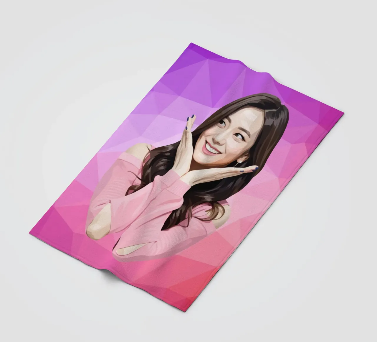 Kim Ji-soo Lowpoly coperta in pile da Low Profile