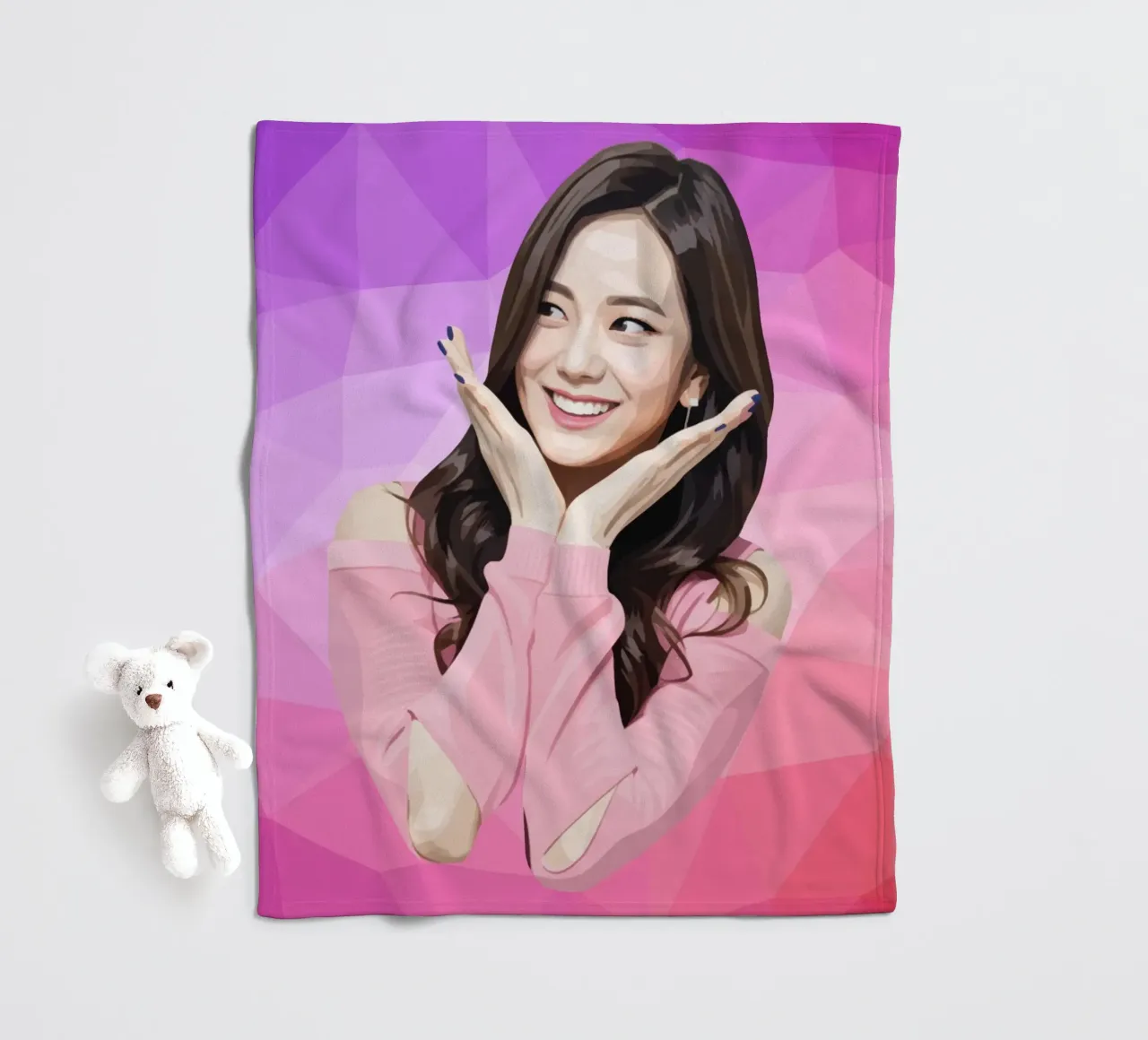 Kim Ji-soo Lowpoly coperta in pile da Low Profile