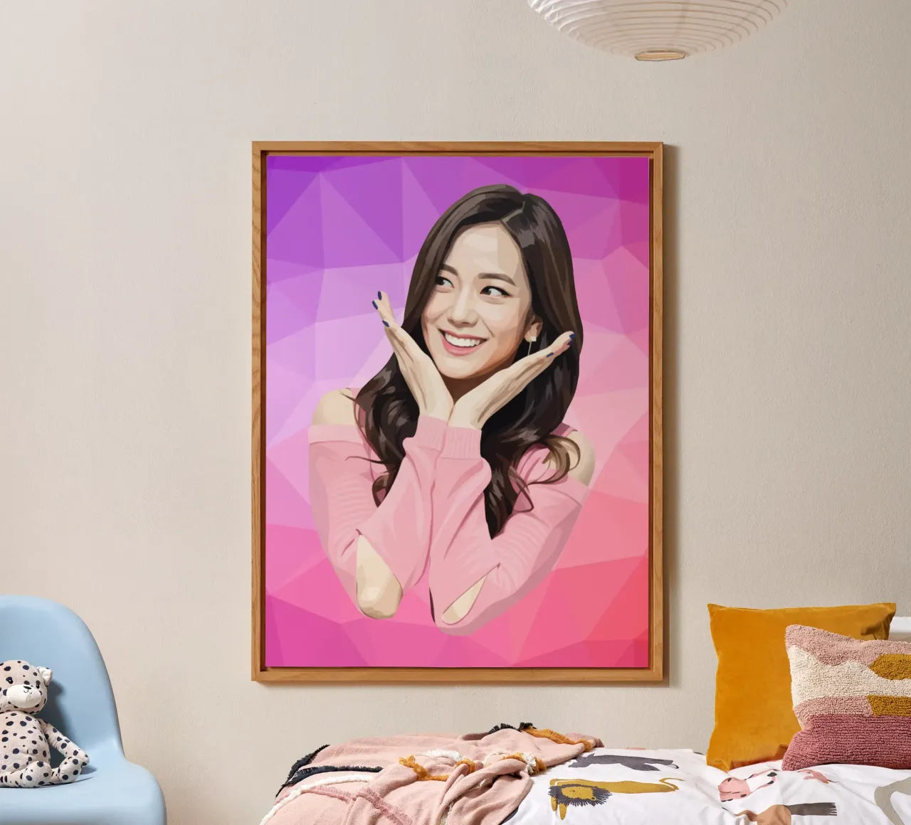 Kim Ji-soo Lowpoly alluminio dibond da Low Profile