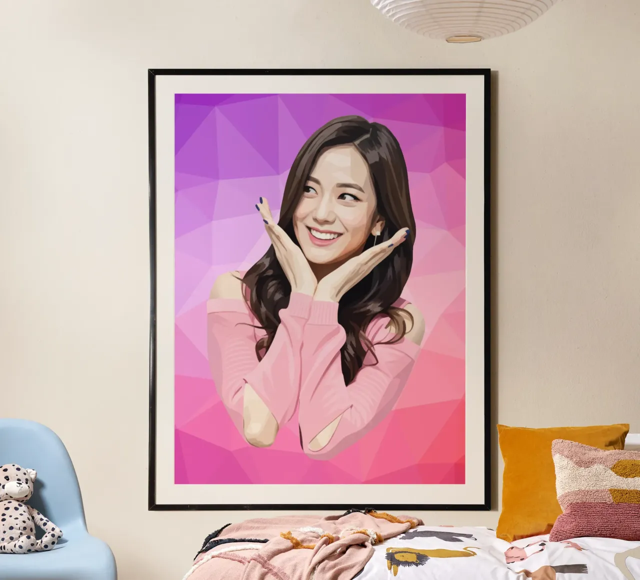 Kim Ji-soo Lowpoly carta hahnemühle da Low Profile