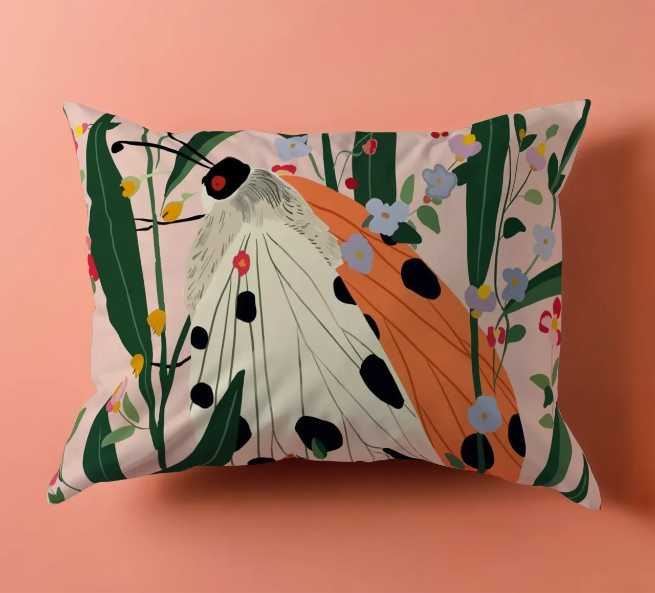 Hidden Butterfly decorative cushion by ArtsySesta