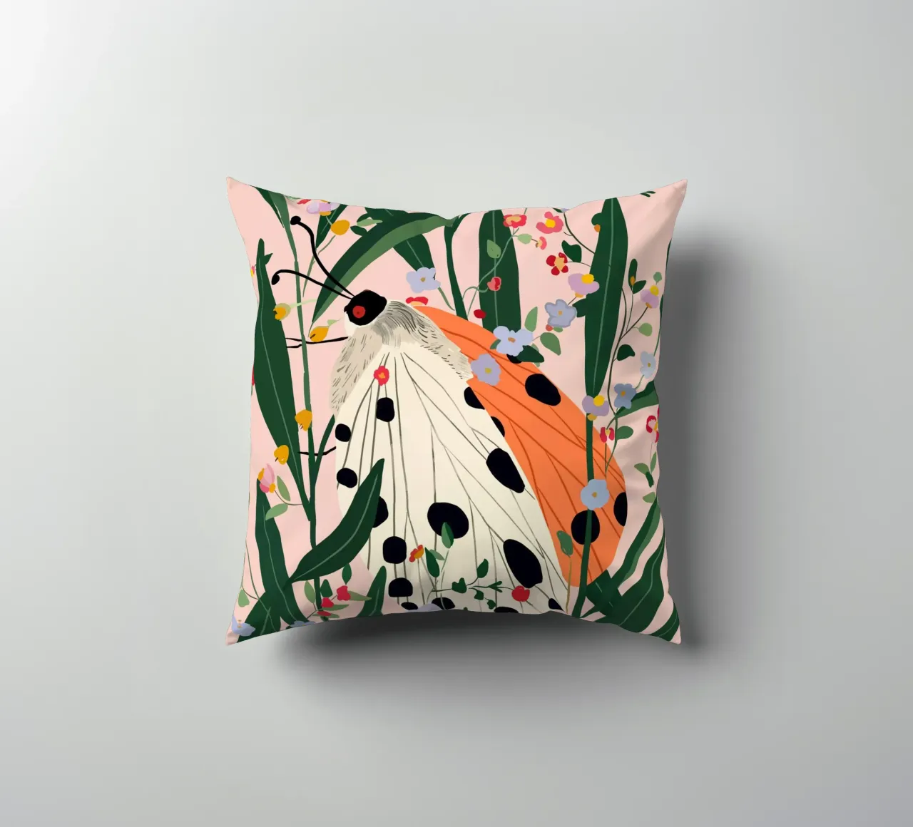 Hidden Butterfly decorative cushion by ArtsySesta