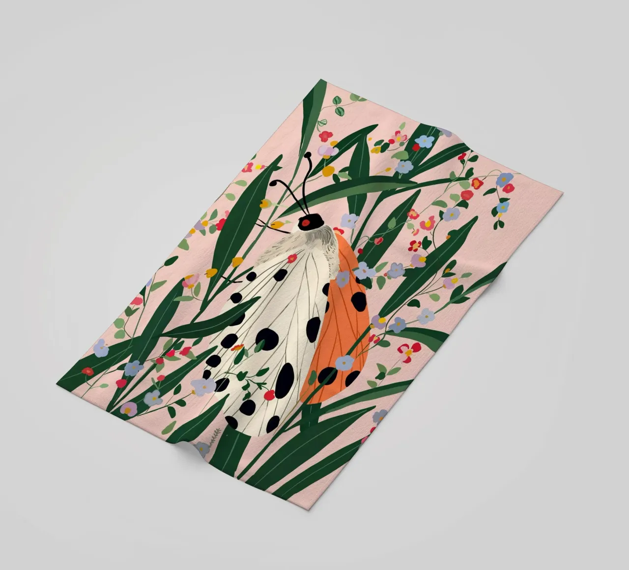 Hidden Butterfly beach towel by ArtsySesta