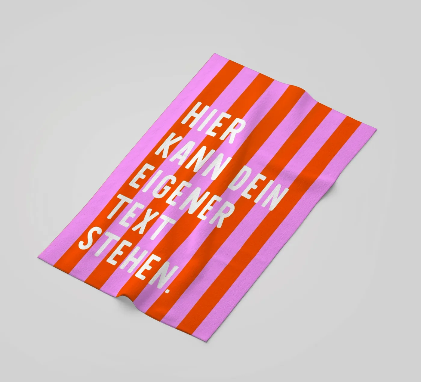 Textmotiv Stripes - personalisierbar/Farbvarianten serviette de plage de Ohkimiko