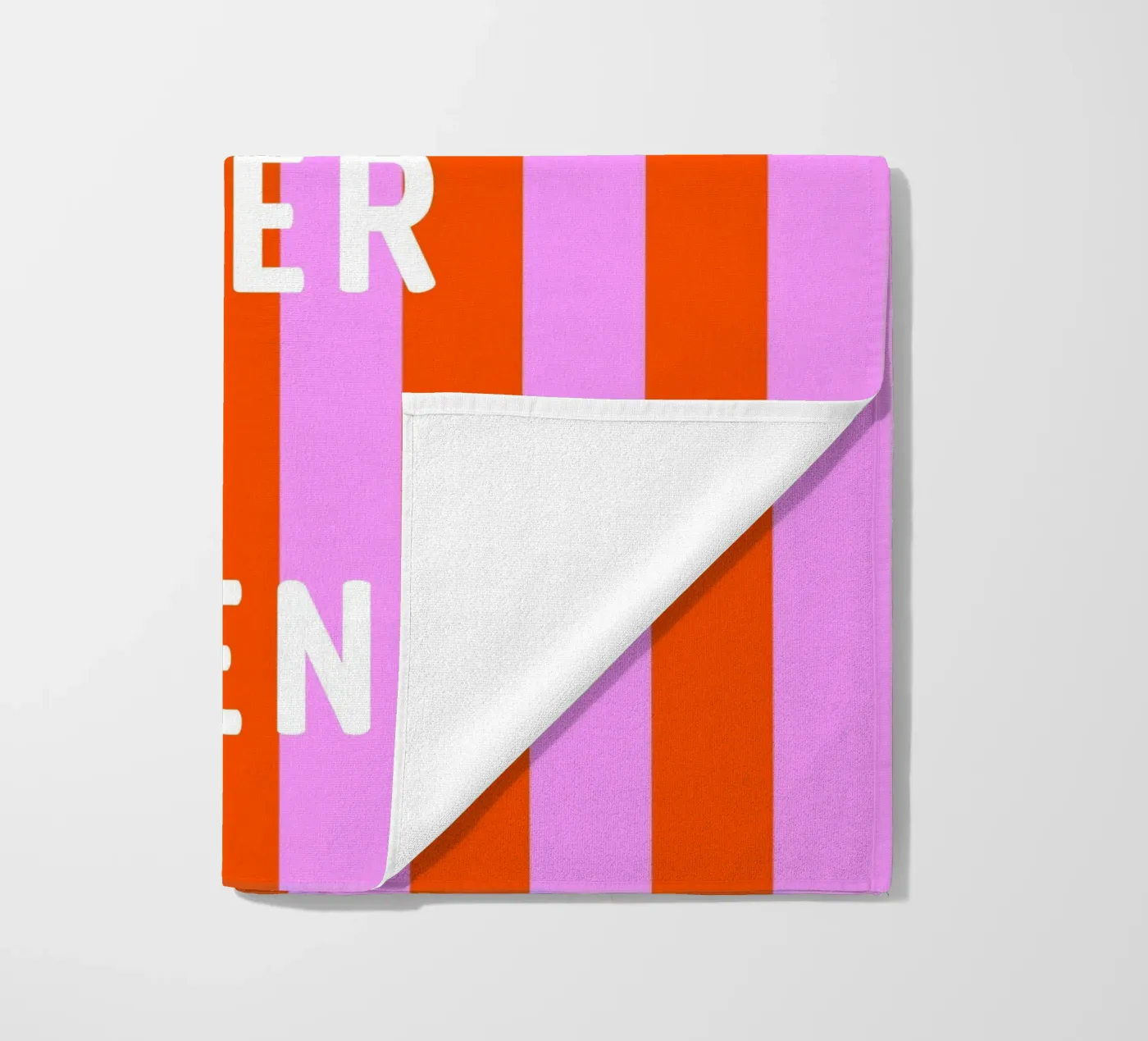 Textmotiv Stripes - personalisierbar/Farbvarianten serviette de plage de Ohkimiko