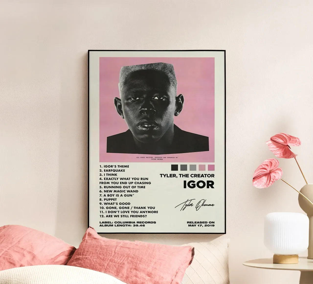 Tyler The Creator Igor plexiglass da Brook Soul King
