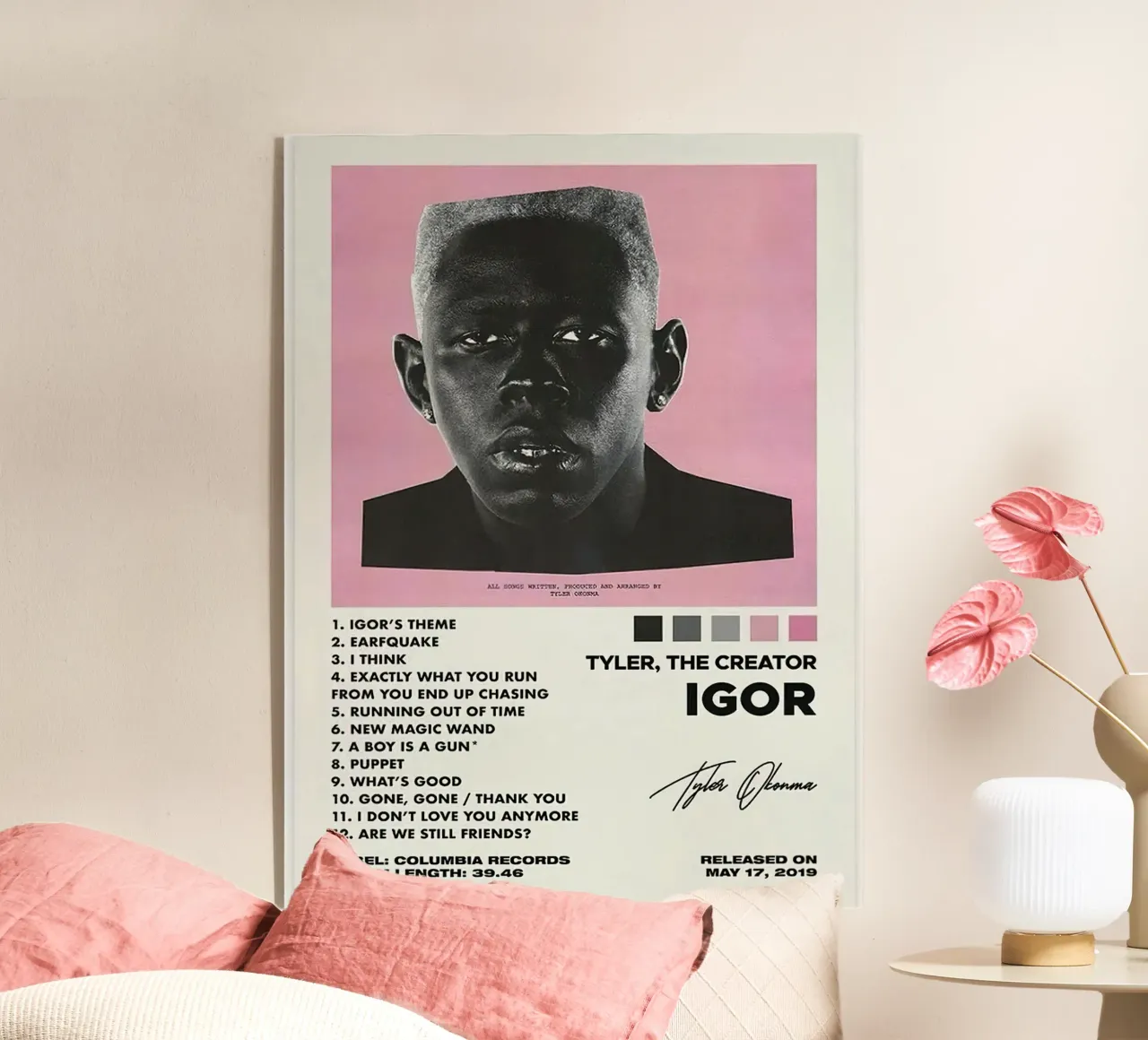 Tyler The Creator Igor plexiglass da Brook Soul King