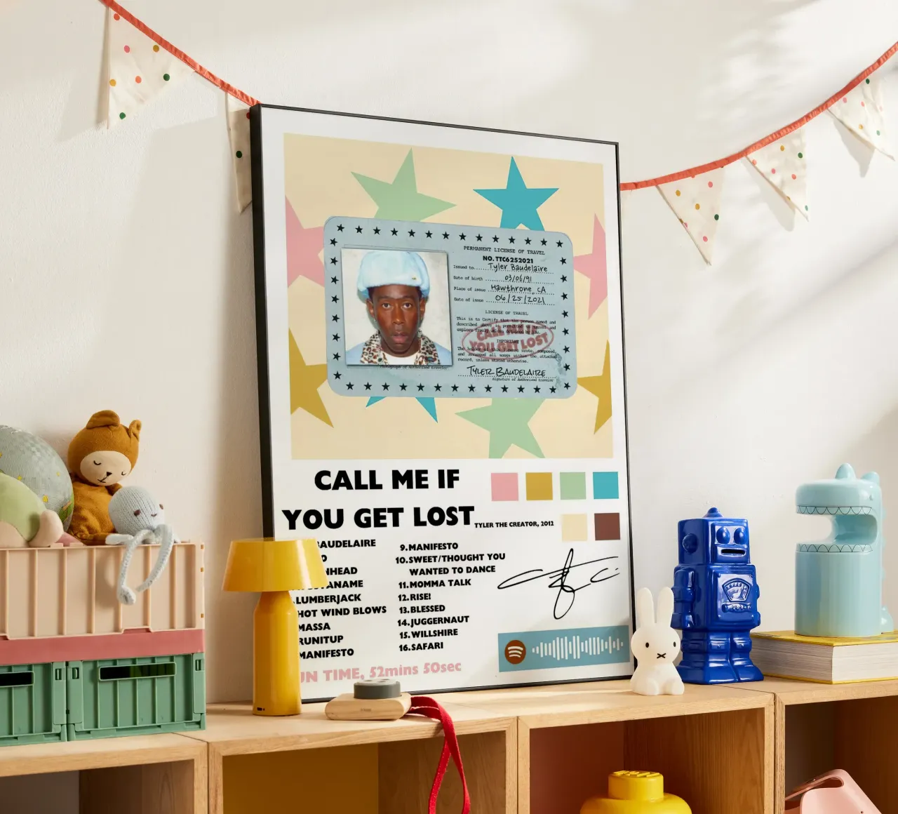 Tyler The Creator Call Me If You Get Lost pannello forex da Brook Soul King