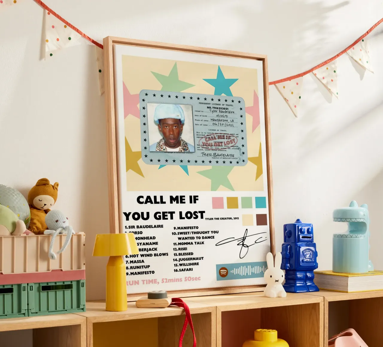 Tyler The Creator Call Me If You Get Lost canvas by Brook Soul King