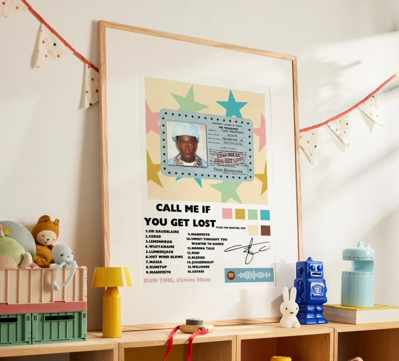 Tyler The Creator Call Me If You Get Lost poster da Brook Soul King