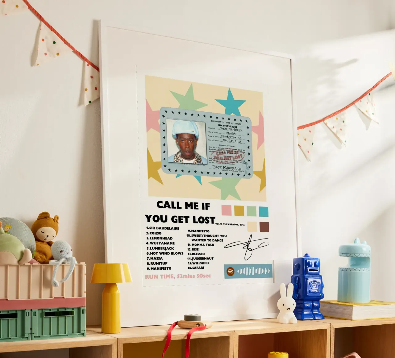 Tyler The Creator Call Me If You Get Lost poster da Brook Soul King