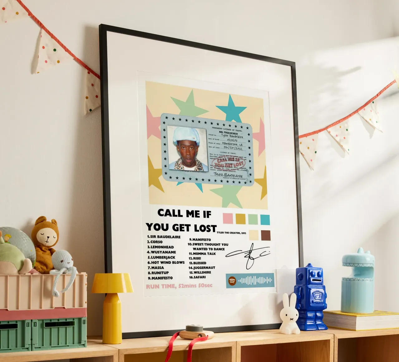 Tyler The Creator Call Me If You Get Lost poster da Brook Soul King