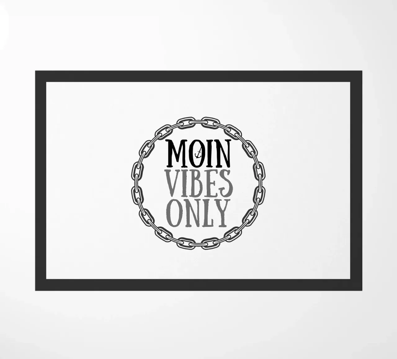 MOIN Vibes Only - Cooles Streetwear Design con Kettenrahmen zerbino da Fies&Fein