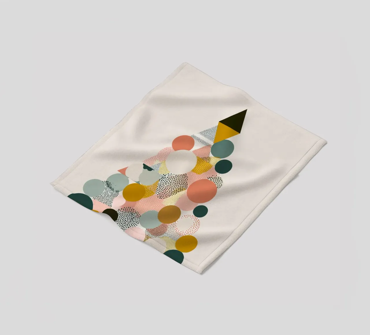 Modern Geometry Tree coperta in pile da Geometrica