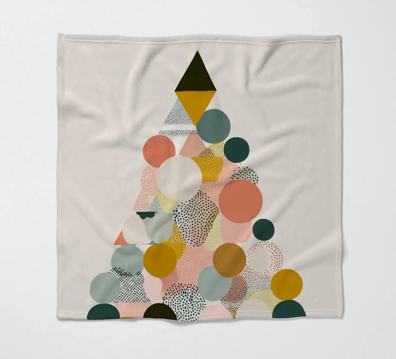 Modern Geometry Tree coperta in pile da Geometrica