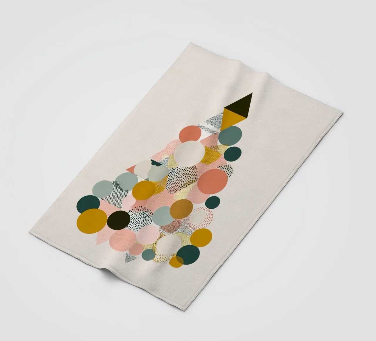 Modern Geometry Tree coperta in pile da Geometrica