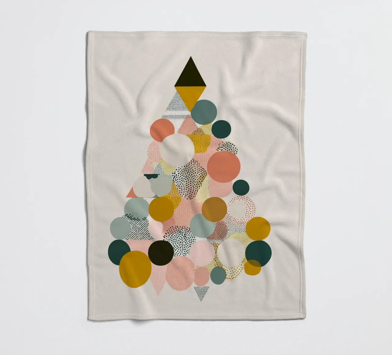 Modern Geometry Tree coperta in pile da Geometrica