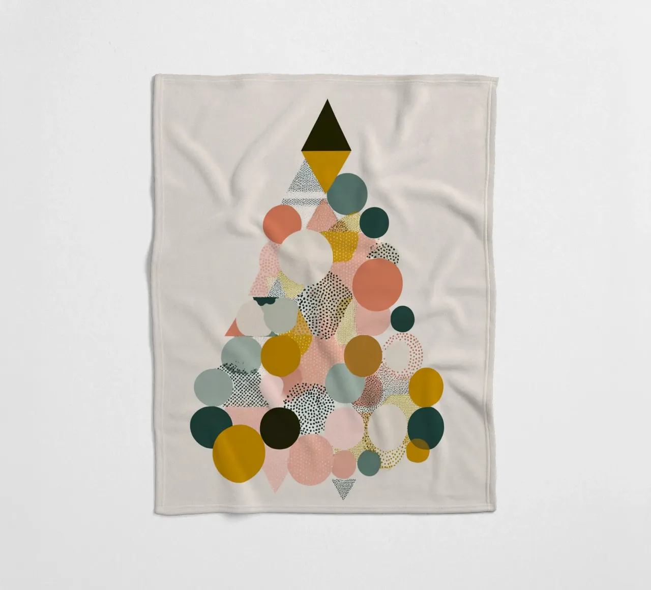 Modern Geometry Tree coperta in pile da Geometrica