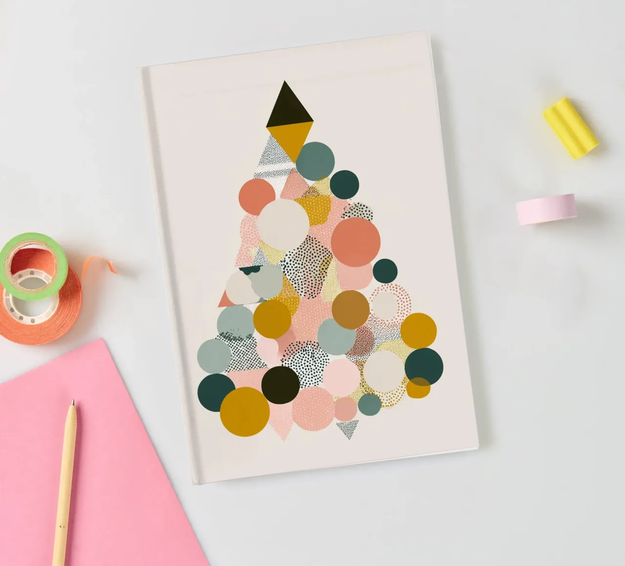 Modern Geometry Tree notebook by Geometrica