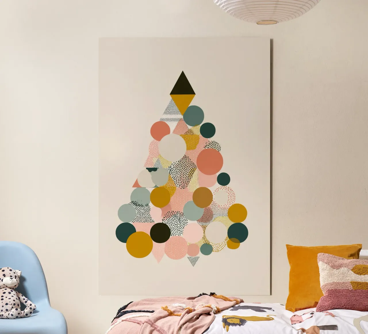 Modern Geometry Tree alluminio dibond da Geometrica