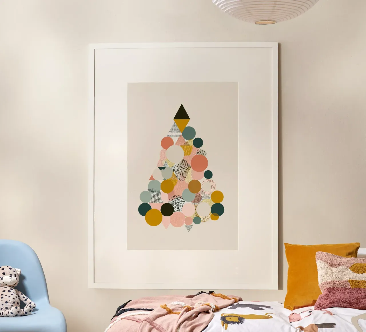 Modern Geometry Tree carta hahnemühle da Geometrica