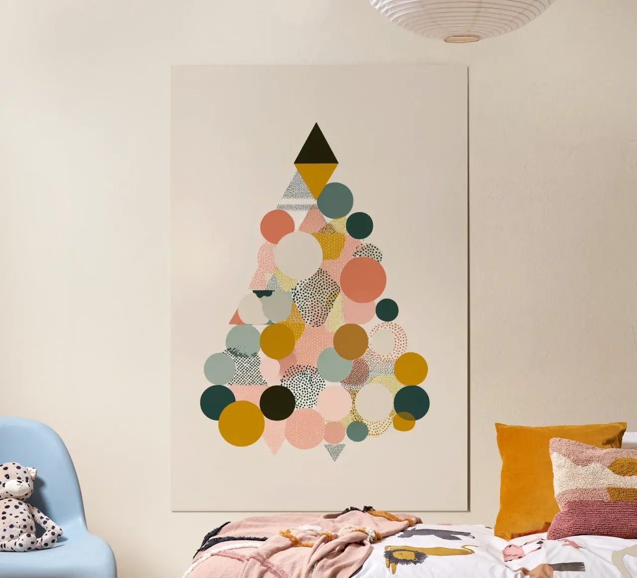 Modern Geometry Tree carta hahnemühle da Geometrica