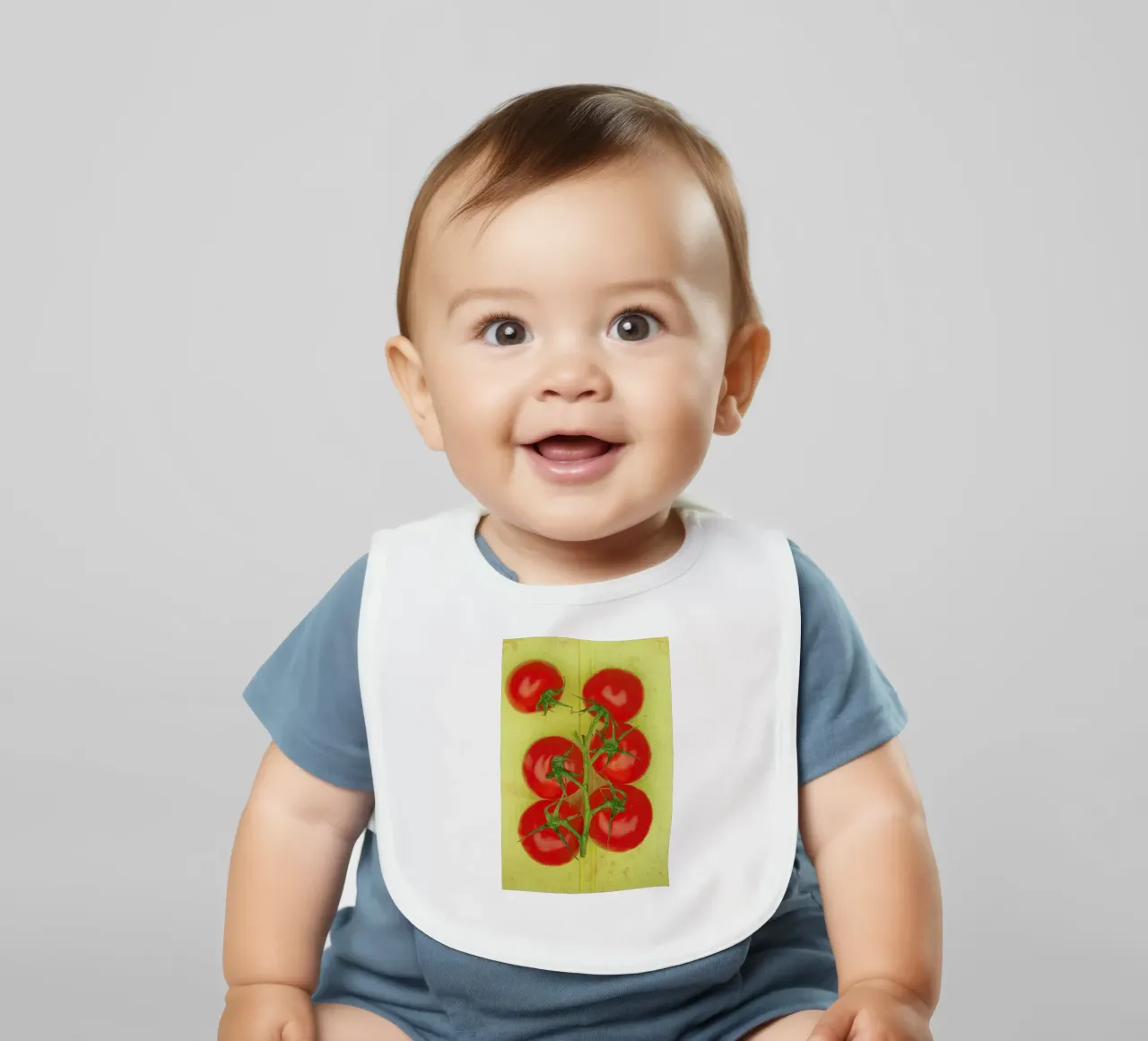 Big Tomatoes Babylätzchen von Keri Bevan