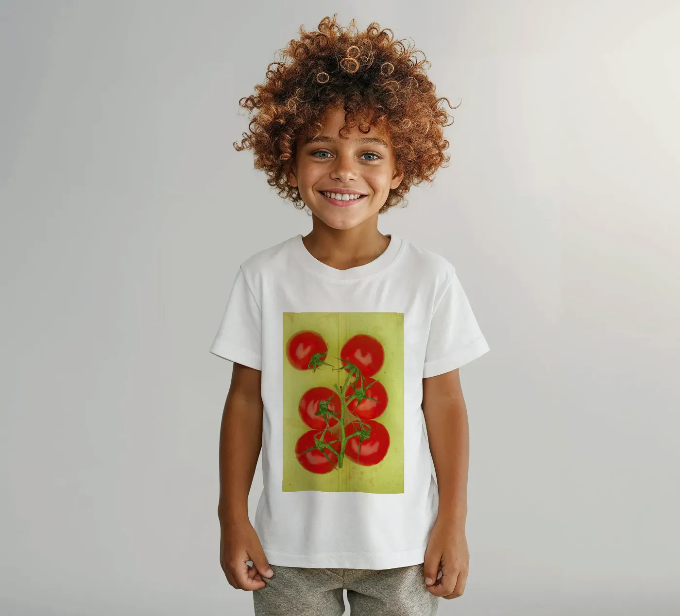 Big Tomatoes kinder t-shirt van Keri Bevan