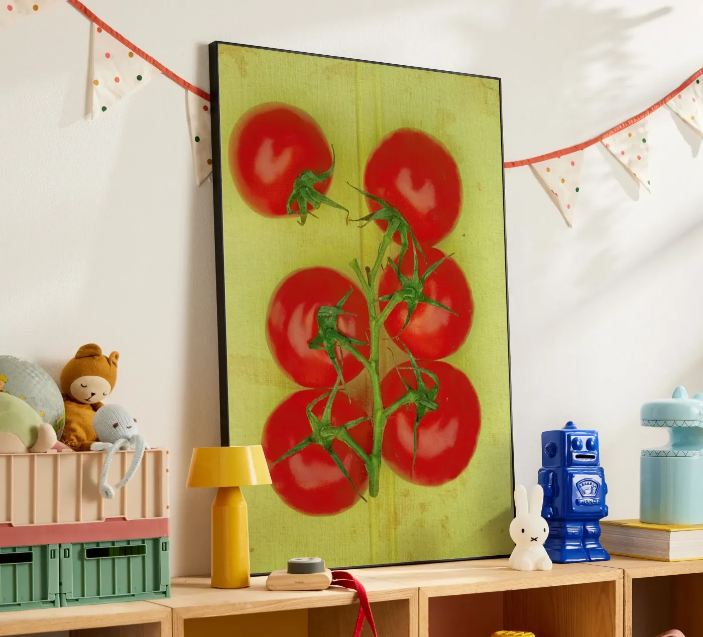 Big Tomatoes alluminio dibond da Keri Bevan