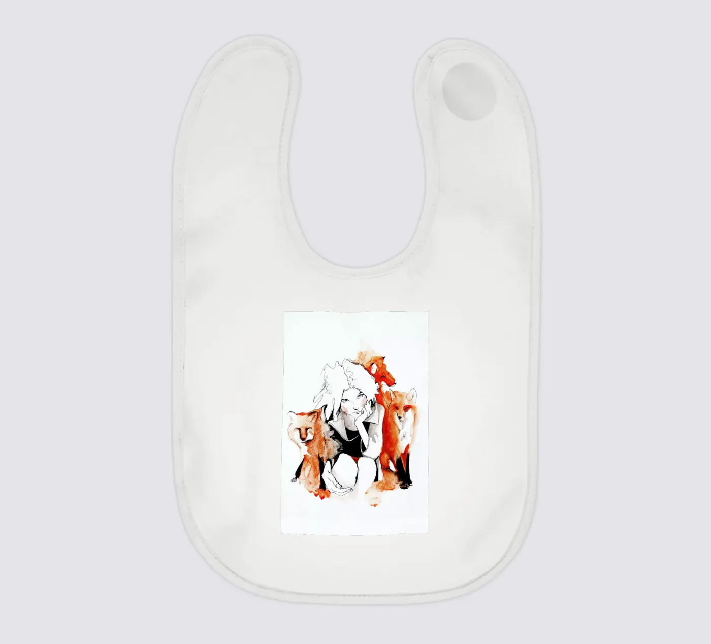 Foxy Babylätzchen von Ina Stanimirova