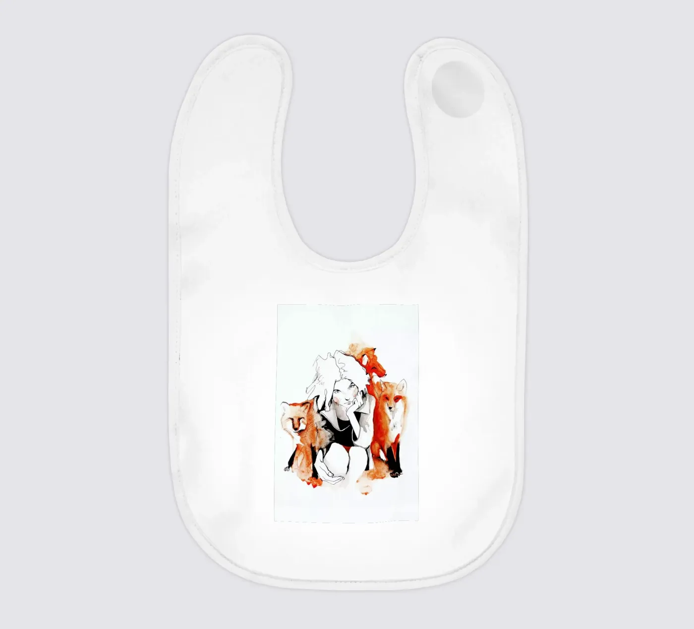 Foxy Babylätzchen von Ina Stanimirova