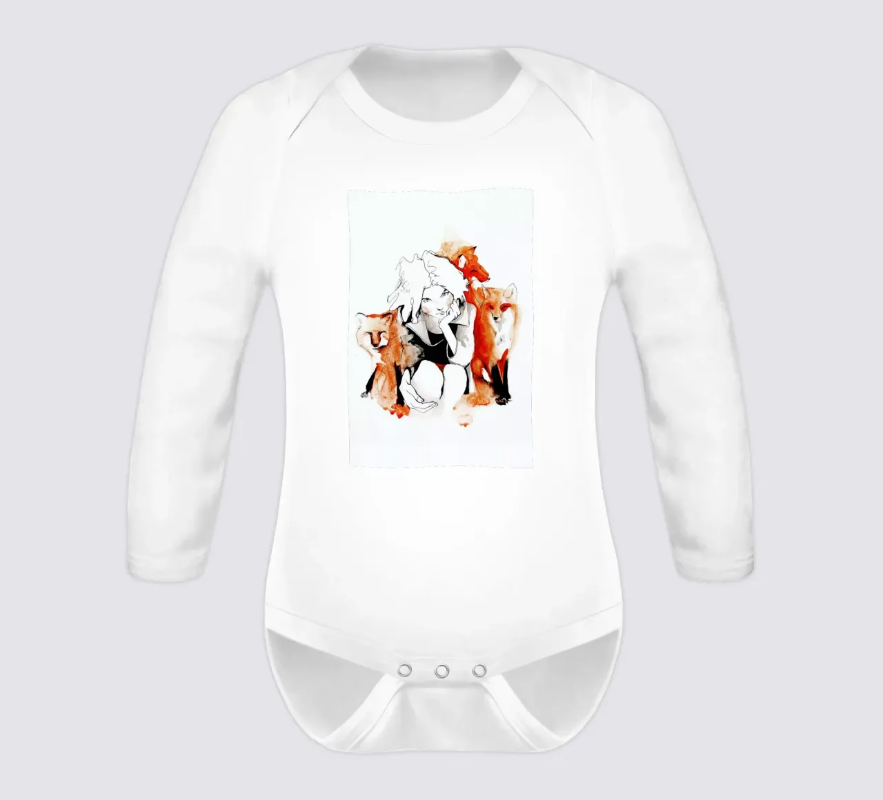Foxy body neonato maniche lunghe da Ina Stanimirova