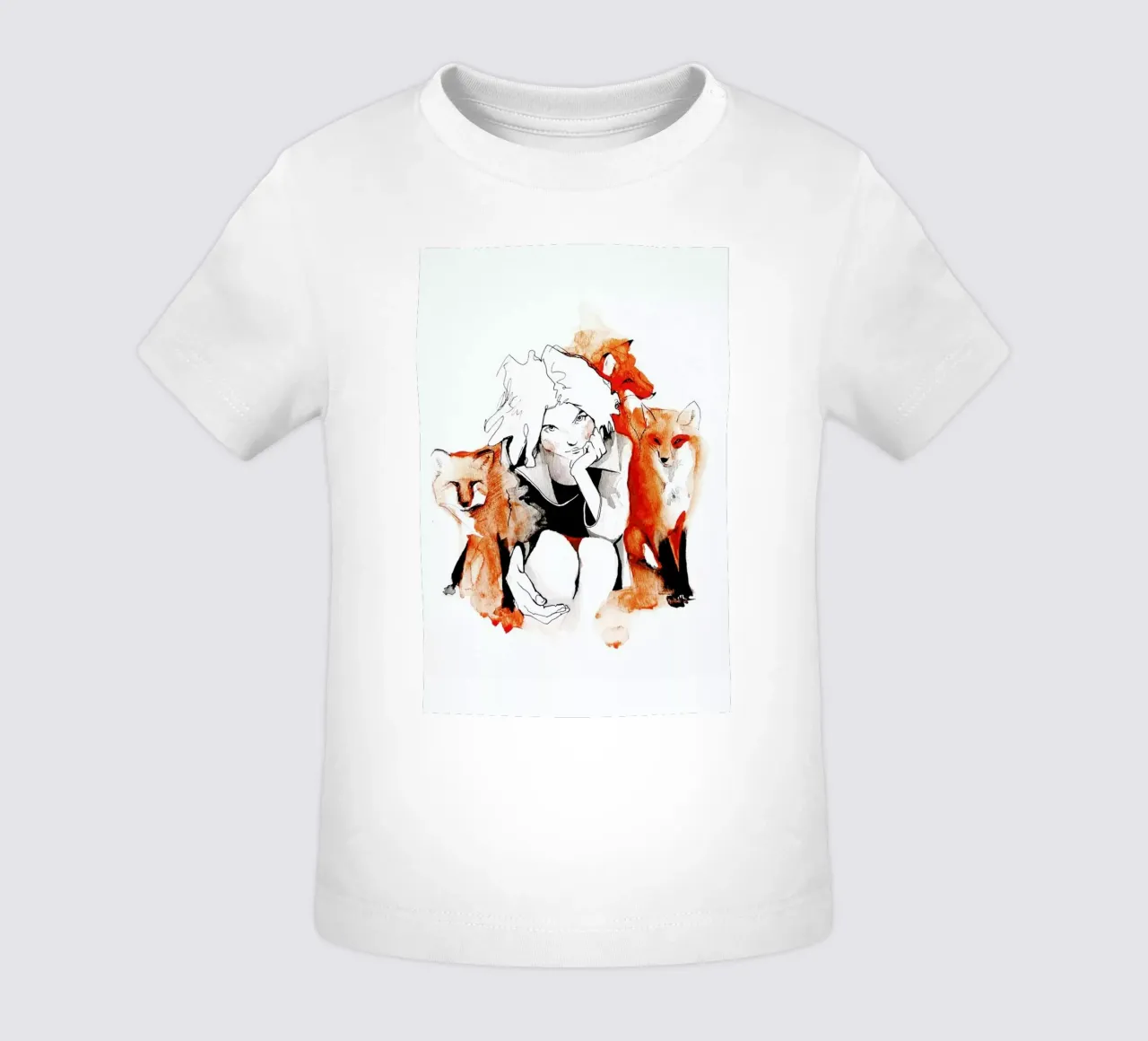Foxy maglietta neonato da Ina Stanimirova