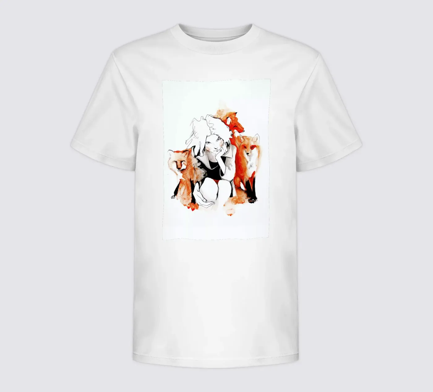 Foxy t-shirt bambini da Ina Stanimirova