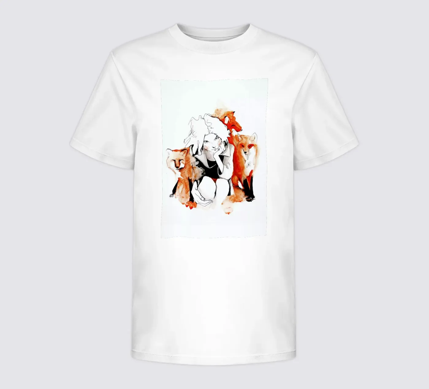 Foxy t-shirt bambini da Ina Stanimirova
