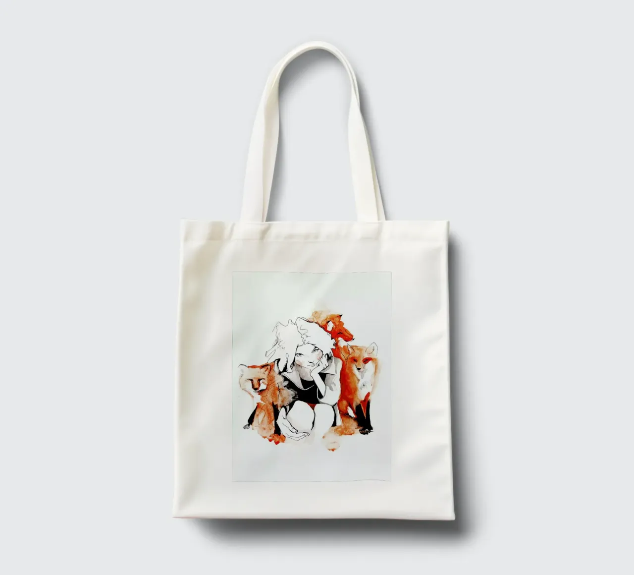 Foxy borsa in juta da Ina Stanimirova