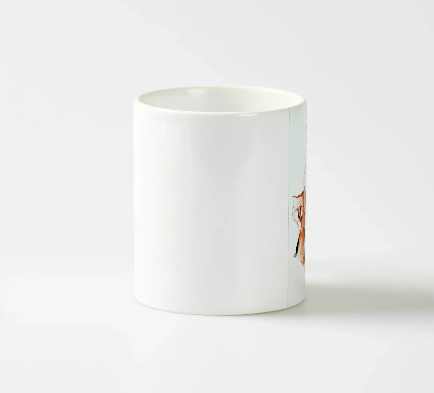 Foxy ceramic mug by Ina Stanimirova