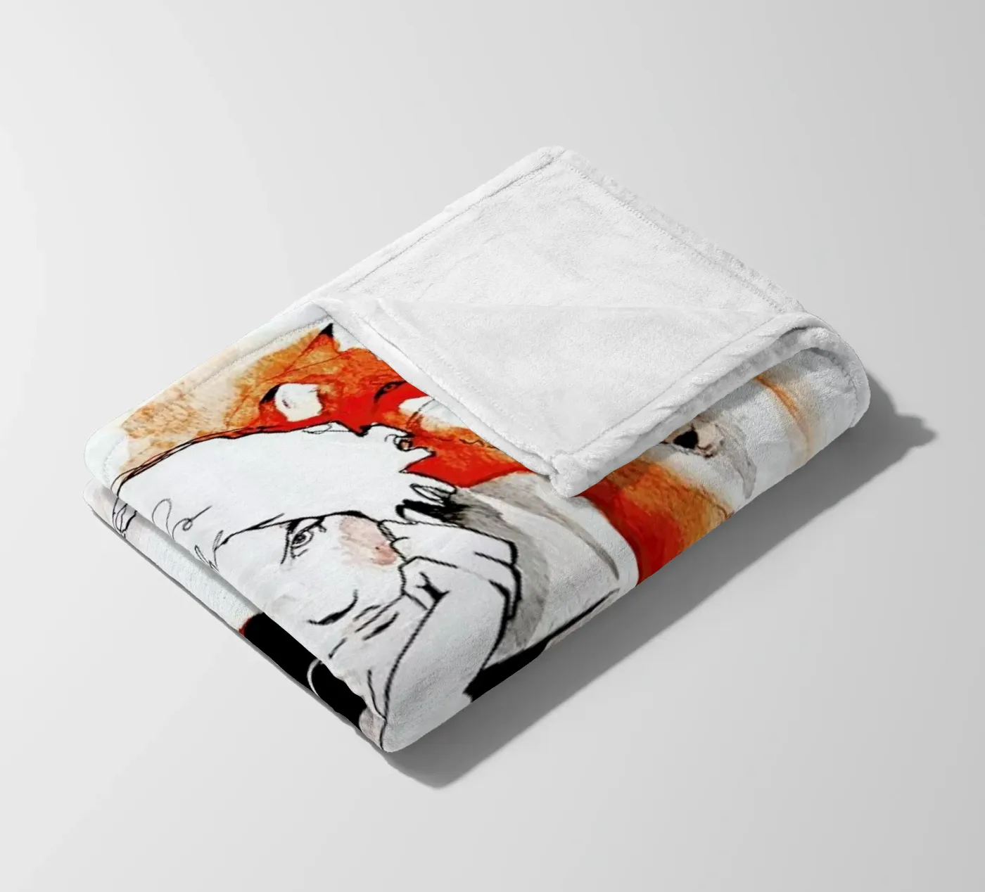 Foxy Fleecedecke von Ina Stanimirova