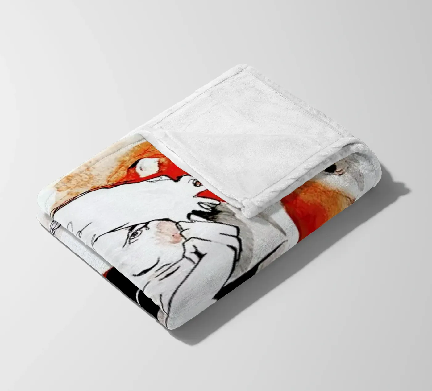 Foxy Fleecedecke von Ina Stanimirova