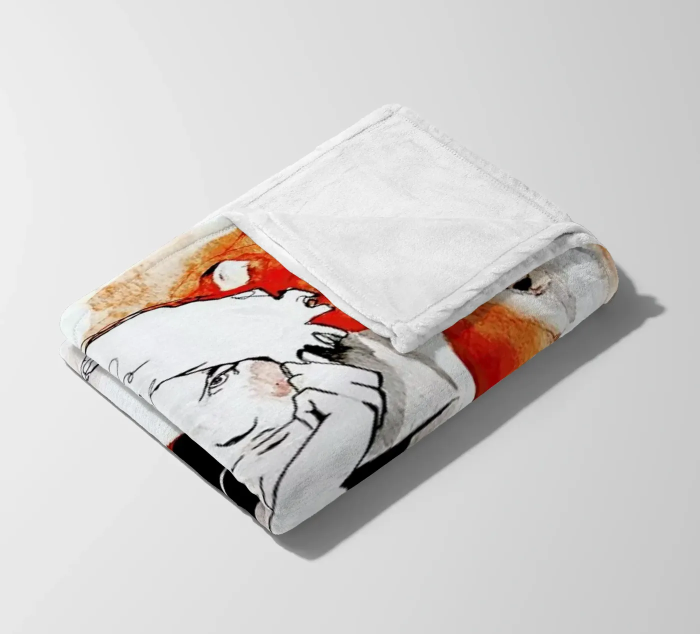 Foxy Fleecedecke von Ina Stanimirova