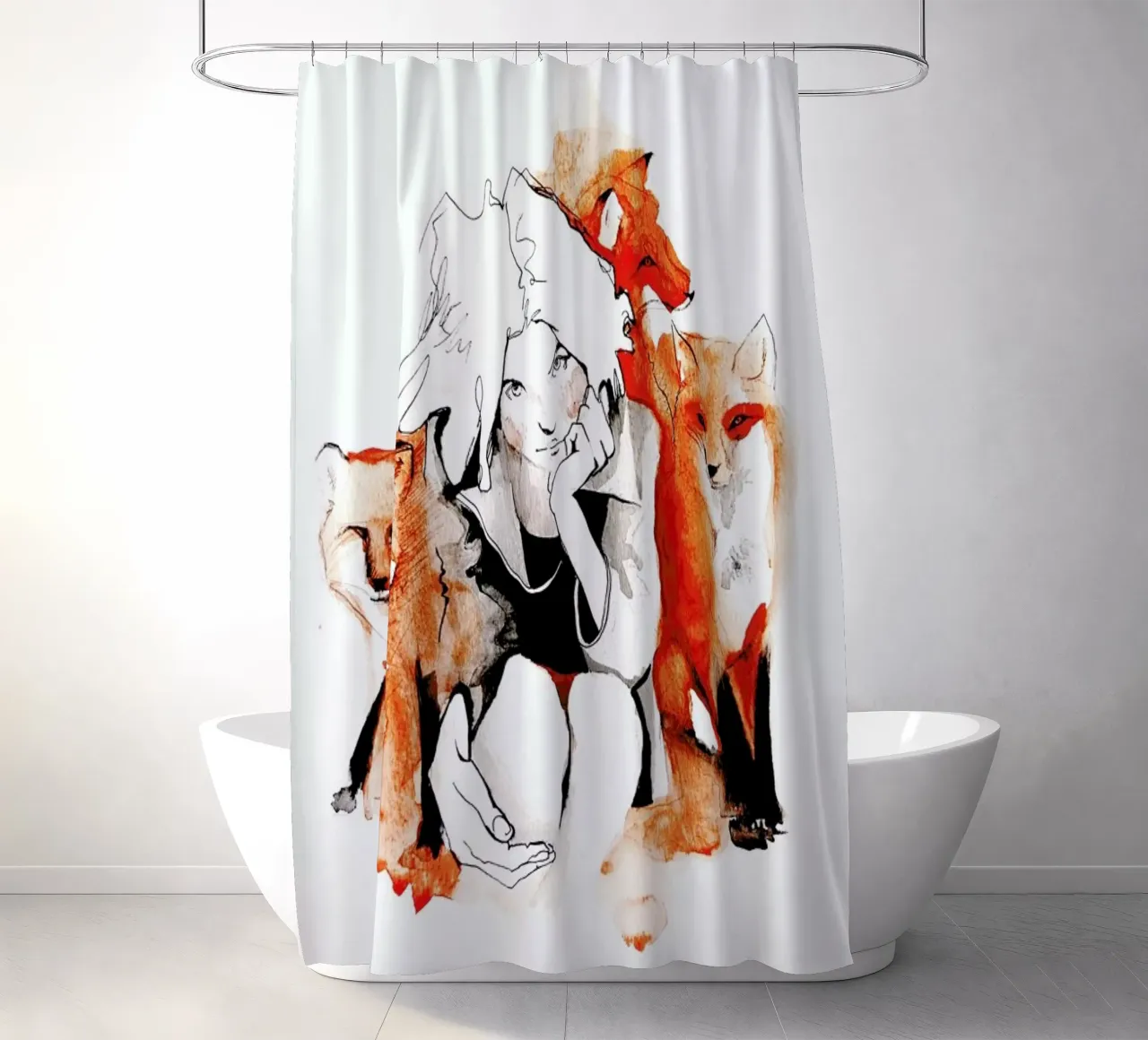 Foxy tenda da doccia da Ina Stanimirova
