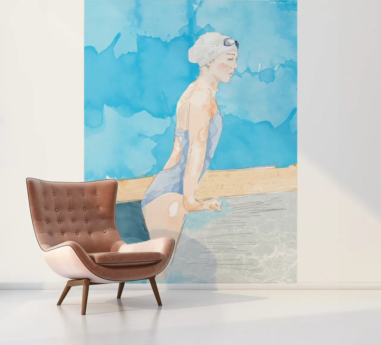 New pool fotobehang van LaylaOzFun