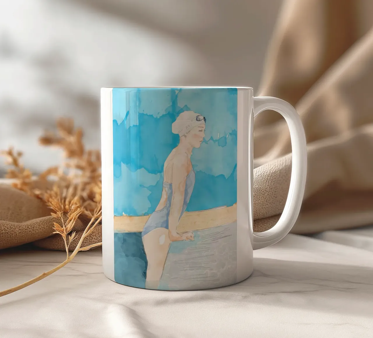 New pool ceramic mug by LaylaOzFun
