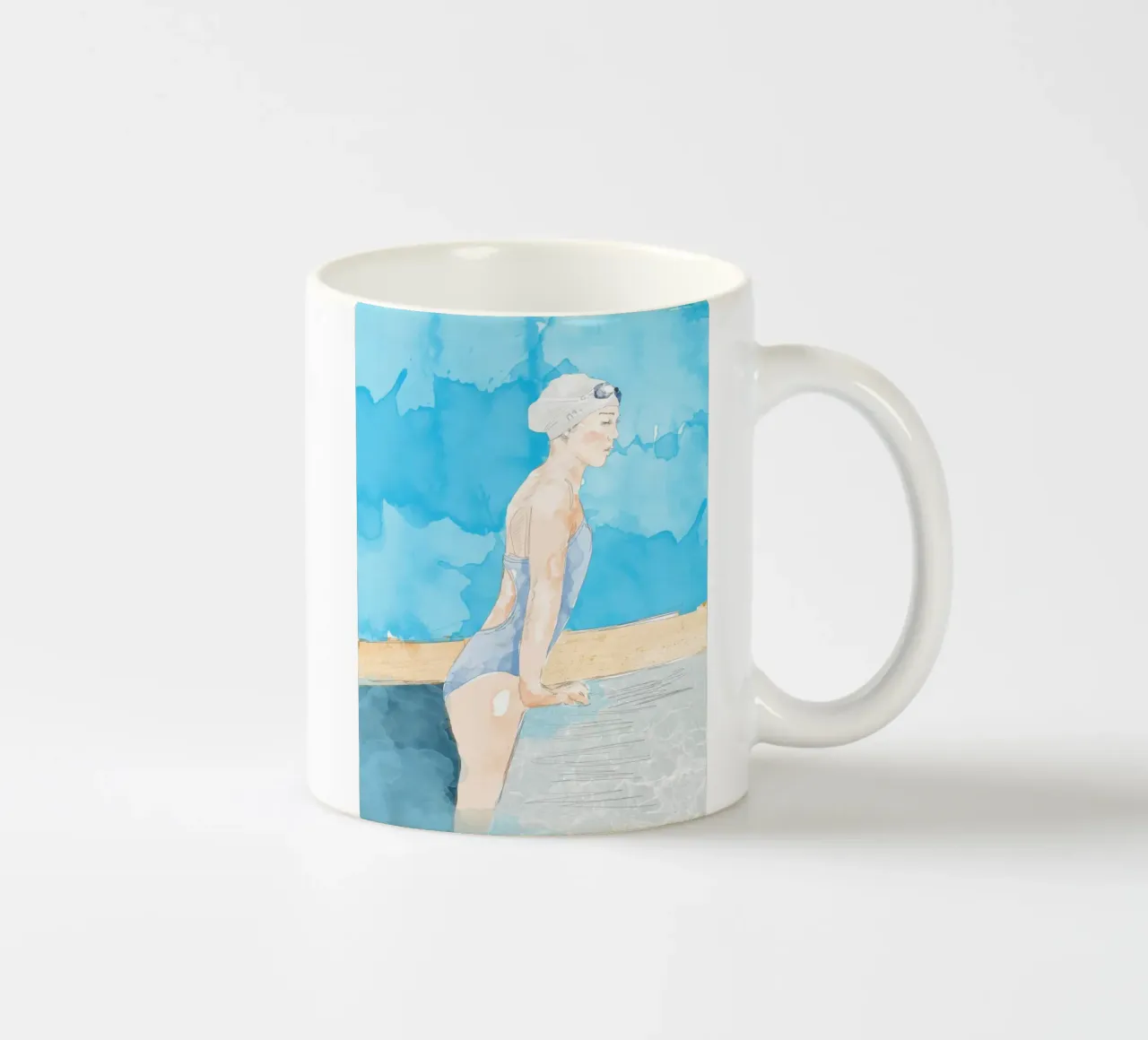 New pool ceramic mug by LaylaOzFun
