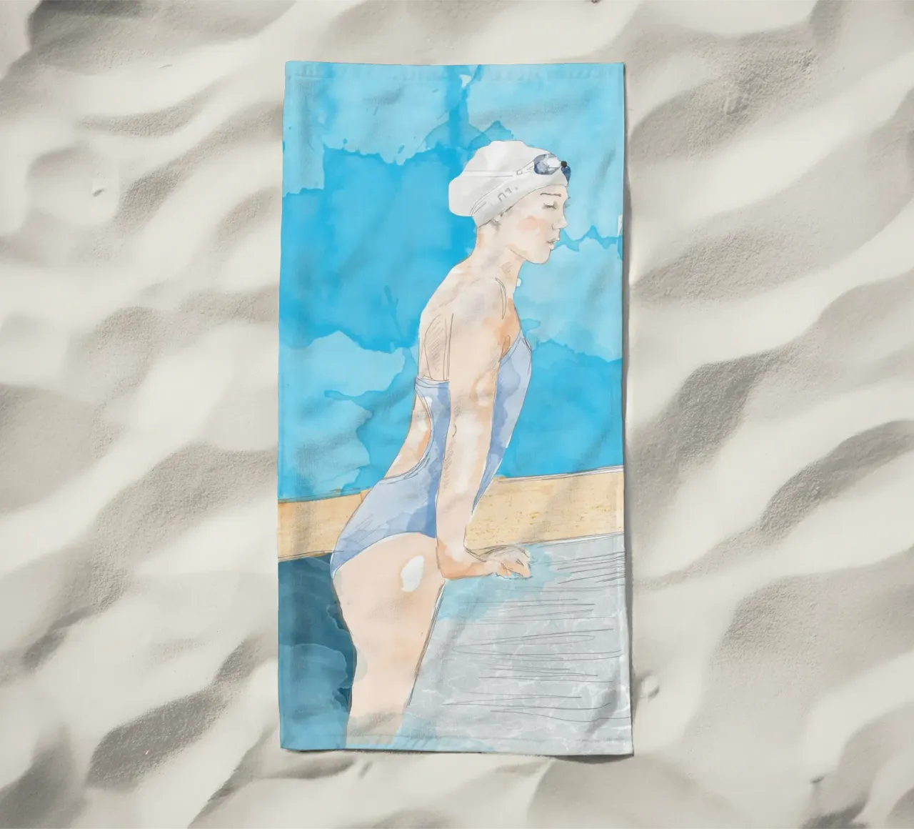 New pool beach towel by LaylaOzFun
